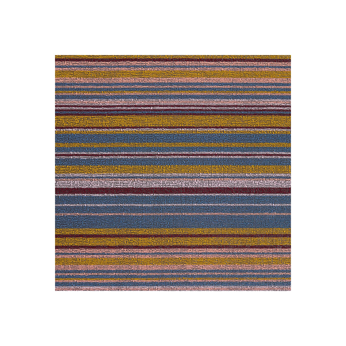 Echo Stripe Shag Mat Samples - Dusk View 1