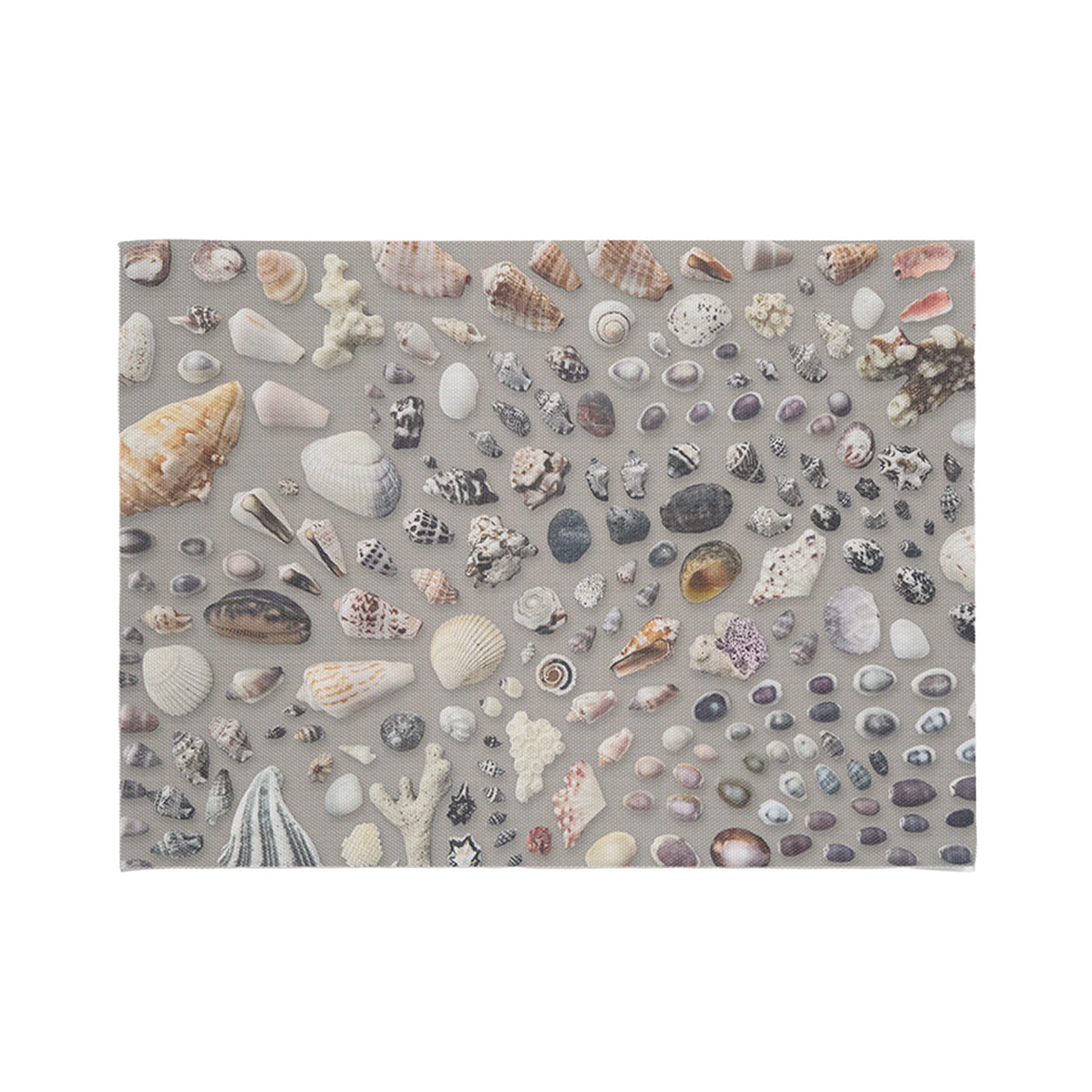 Seashells Placemats - Grey Sand