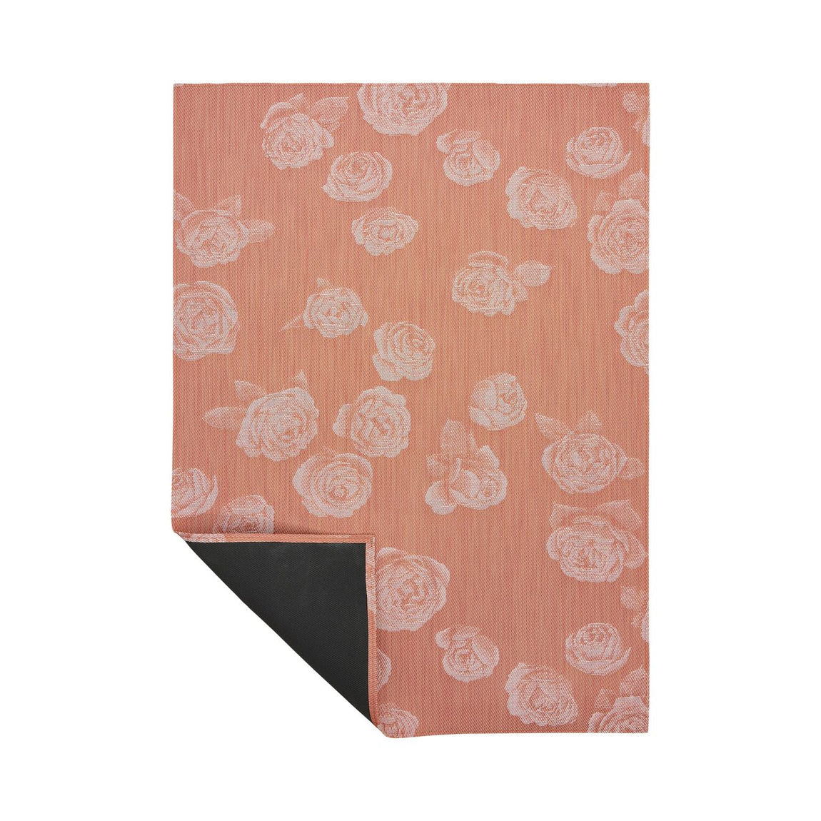 Rosette Rugs - Burnt Coral