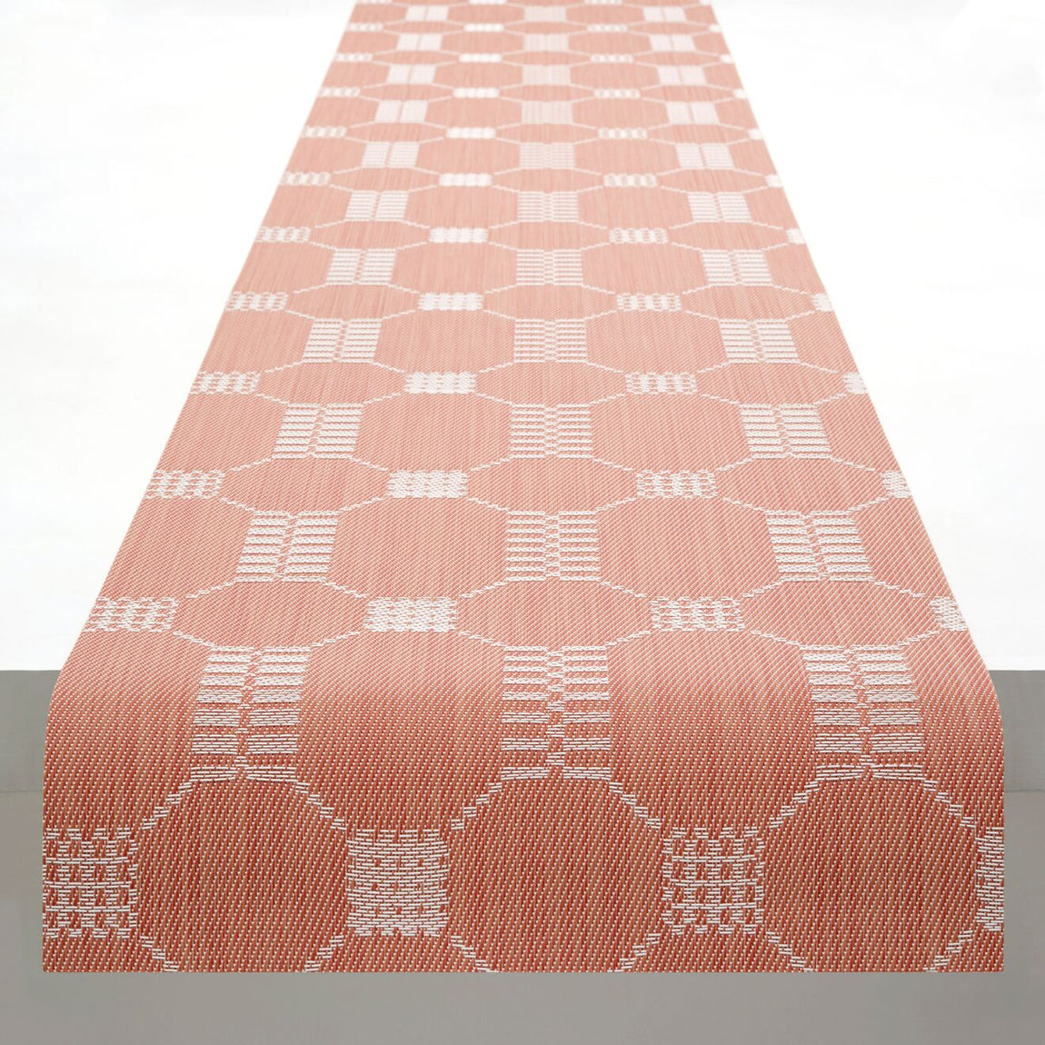 Coverlet Table Runners - Burnt Coral