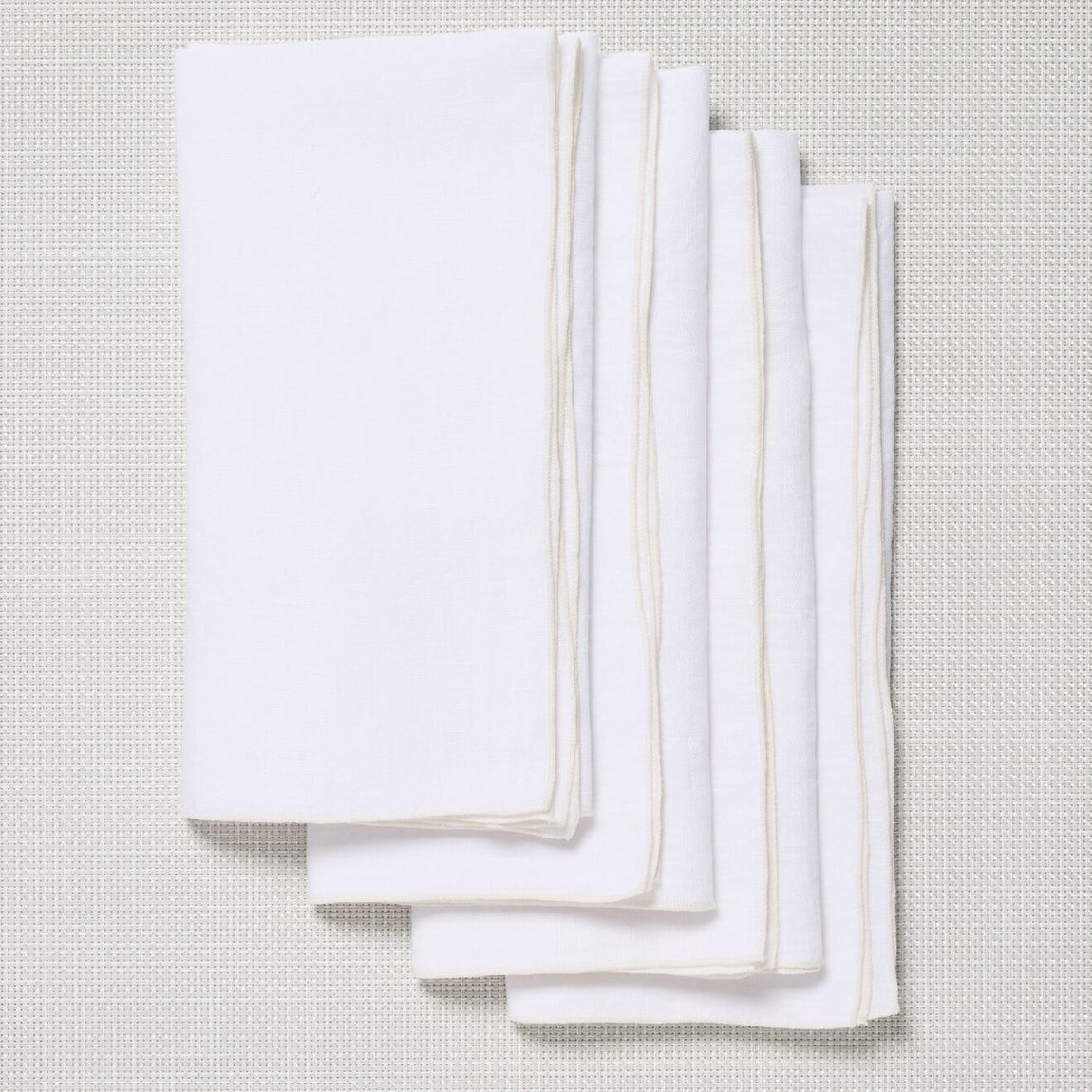 Linen Napkins - White View 1