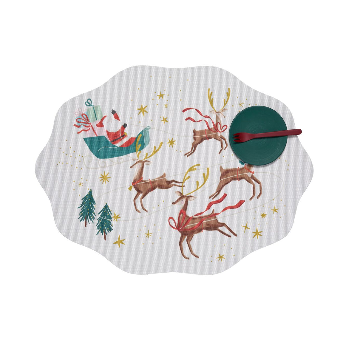 Santa Sleigh Placemats View 1