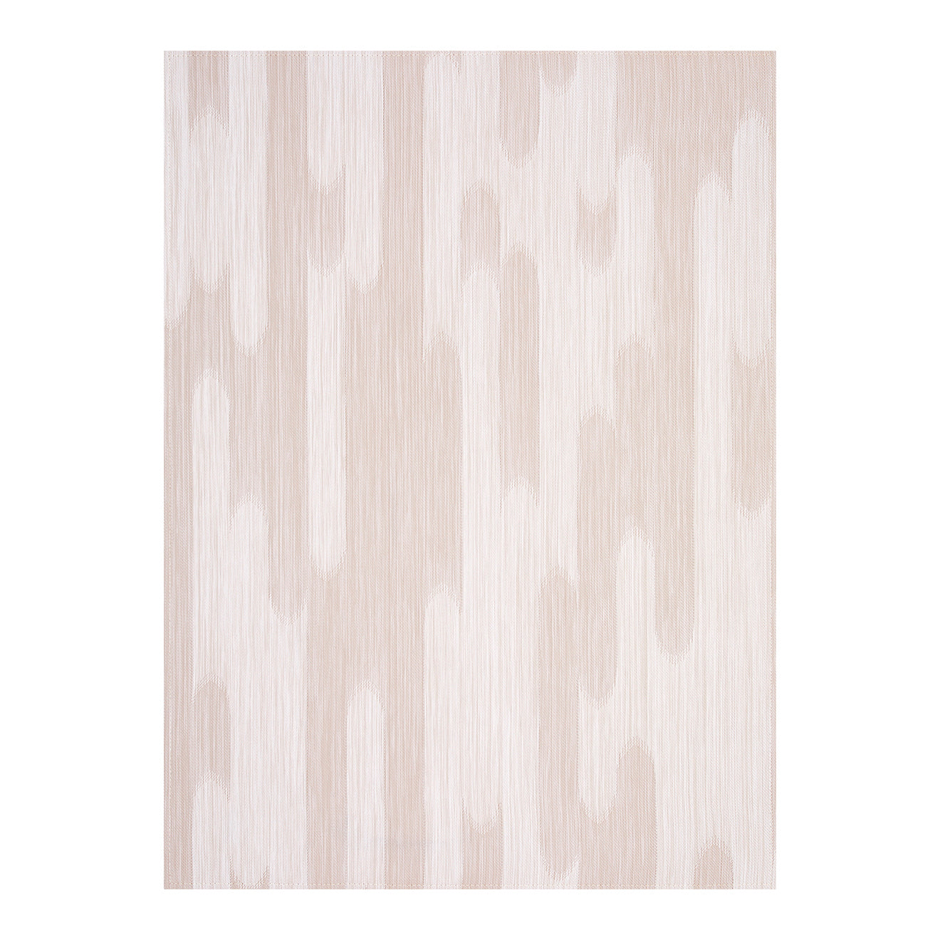 Balsa Woven Floor Mat in Light and Midtone Beige with Red Undertones