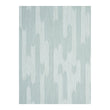 Spearmint Woven Floor Mat in Muted Light Blue Green with Light Neutral Beige