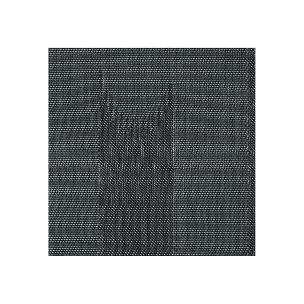 Detail image of Chilewich woven material showcasing texture, color, and pattern of the terrastrand yarn weave.