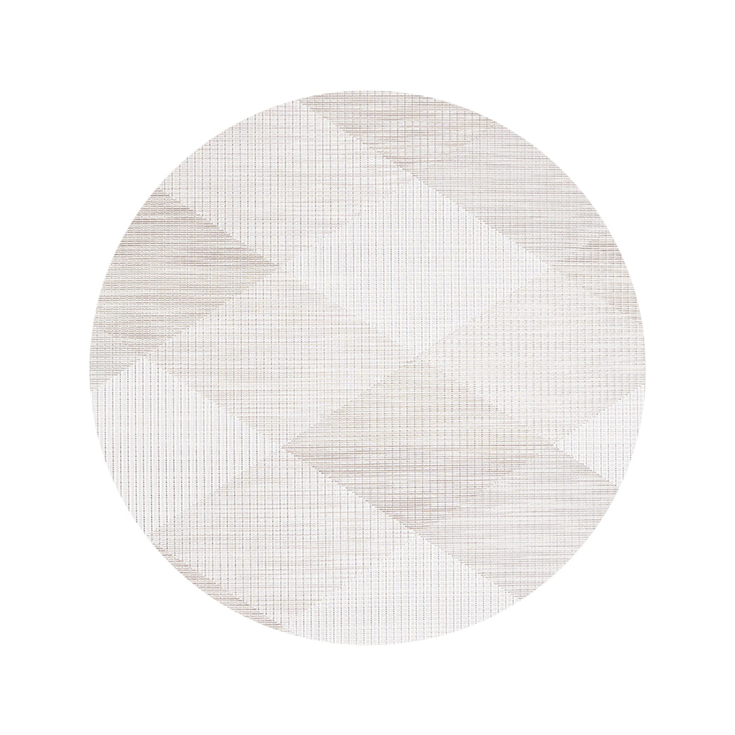 Detail image of Chilewich woven material showcasing texture, color, and pattern of the terrastrand yarn weave.