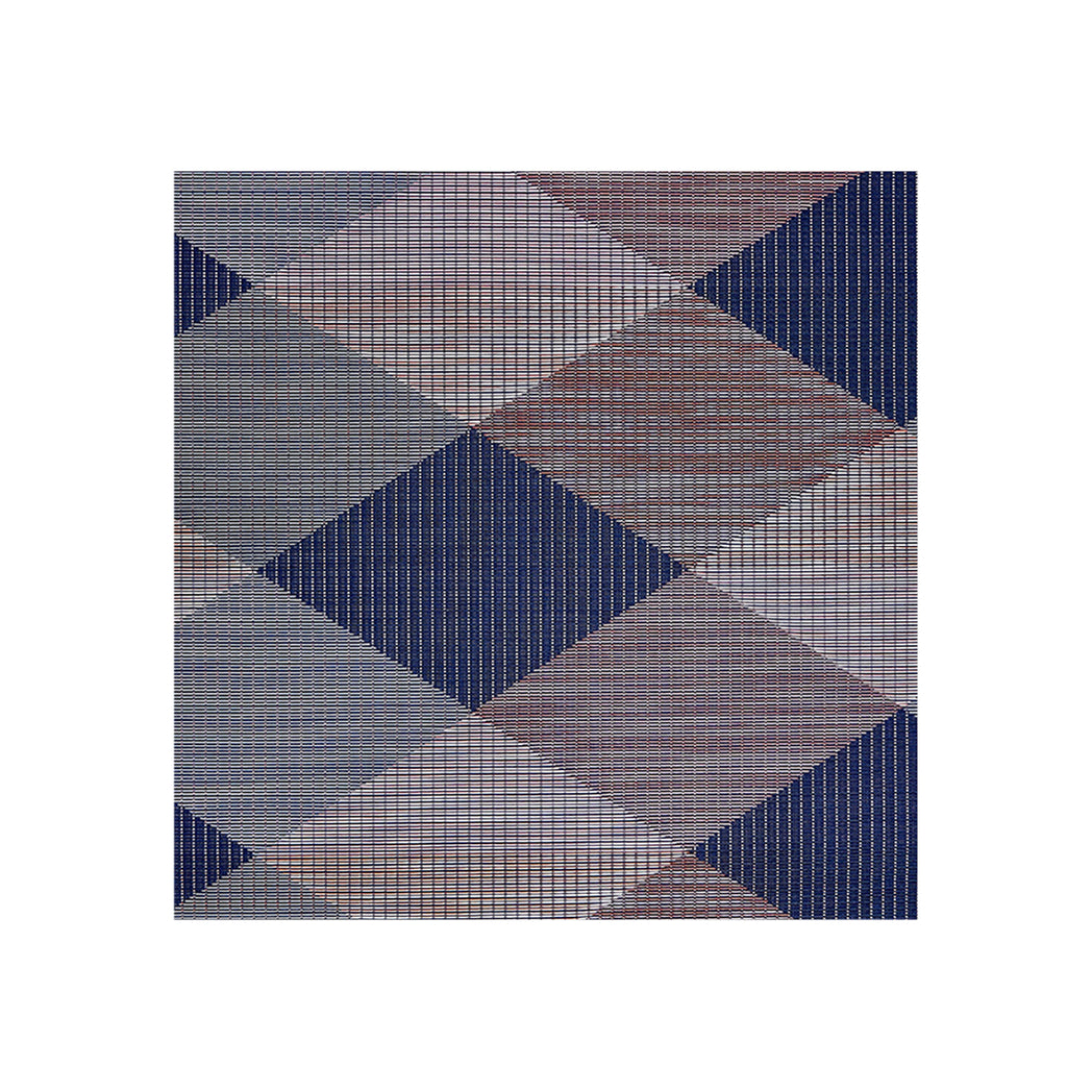 Detail image of Chilewich woven material showcasing texture, color, and pattern of the terrastrand yarn weave.