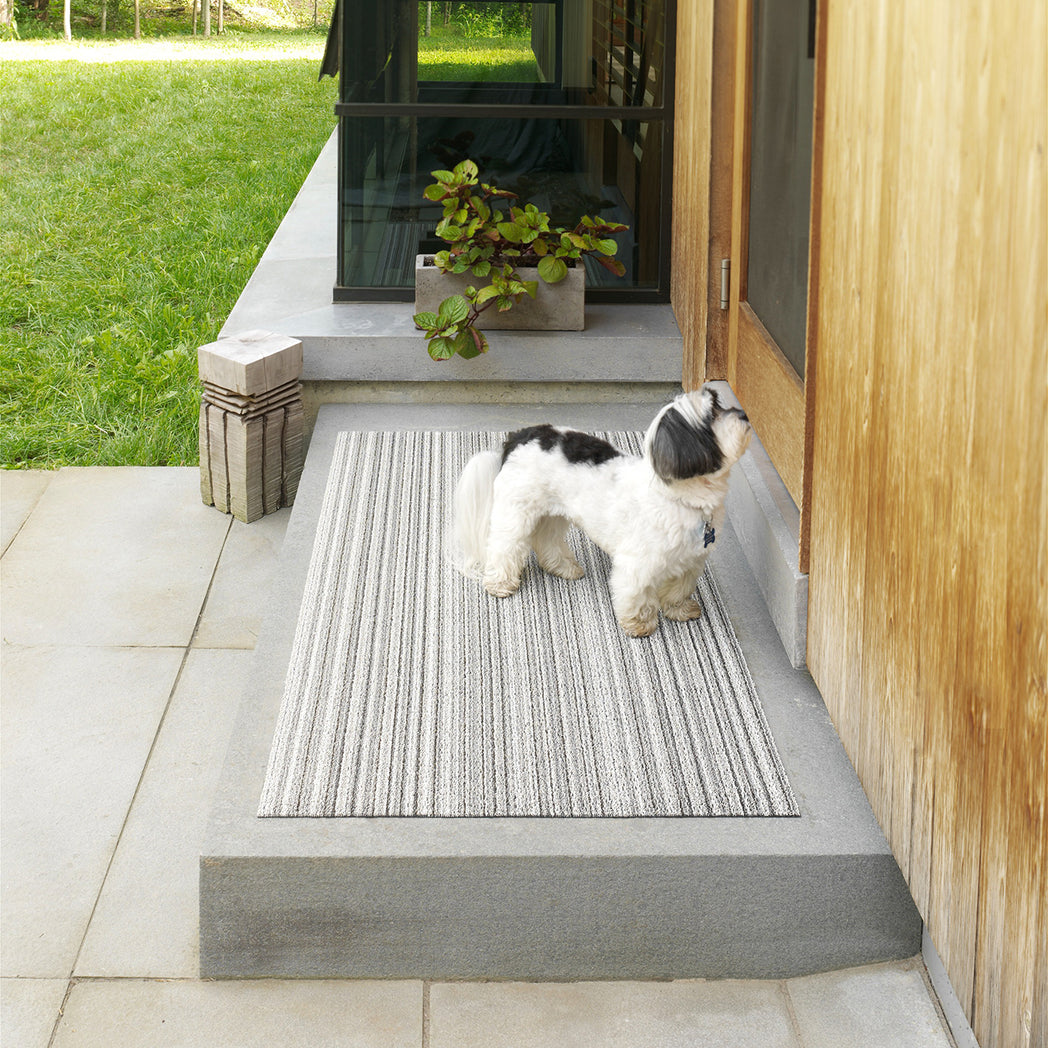 Skinny Stripe Shag Mats