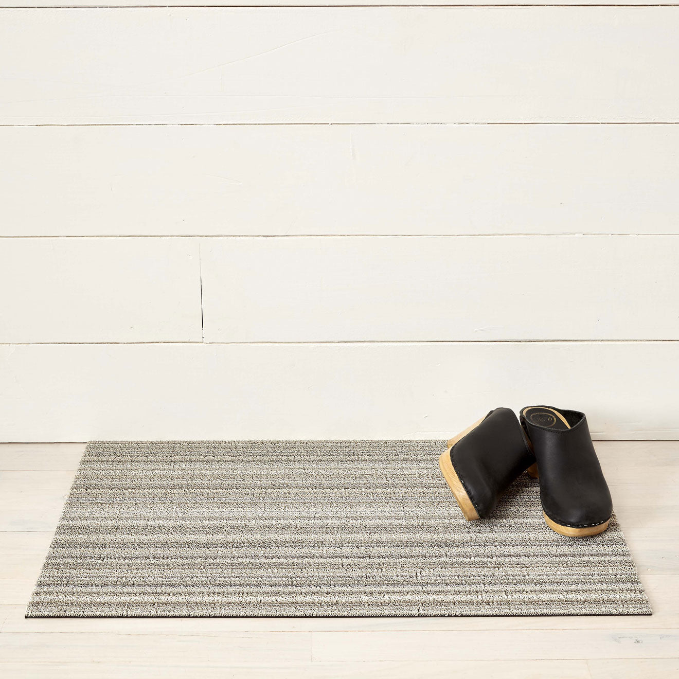 Skinny Stripe Shag Mats - Birch Doormat