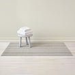 Skinny Stripe Shag Mats - Birch Utility Mat