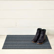 Skinny Stripe Shag Mats - Blue Doormat