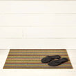 Skinny Stripe Shag Mats - Bright Multi Doormat
