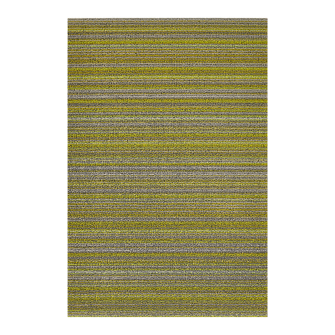 Skinny Stripe Shag Mats - Citron View 1