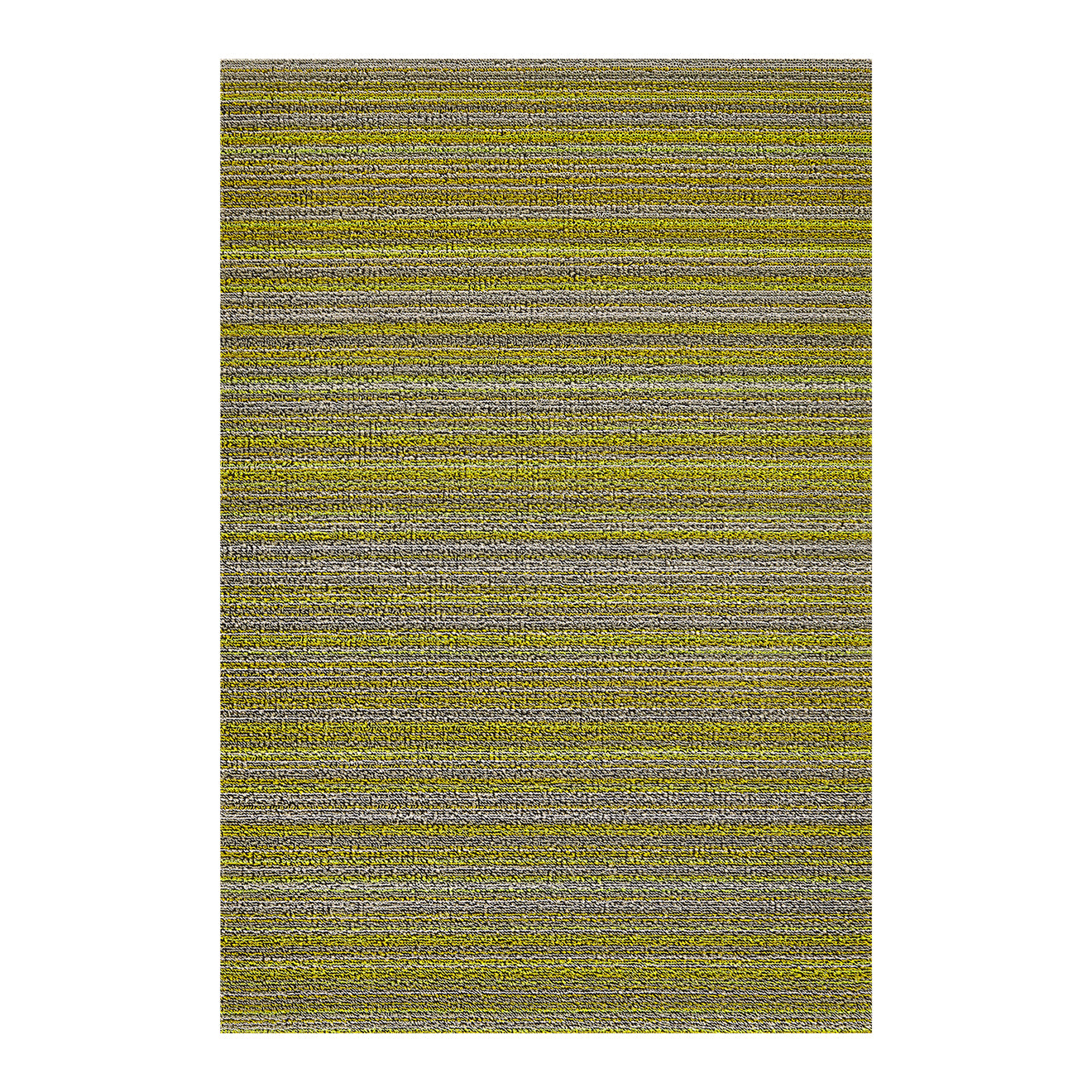 Rectangle Shag Mats in Mix of Vivid Yellow Greens, Muted Yellow Green and Grey 