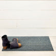 Skinny Stripe Shag Mats - Forest Doormat