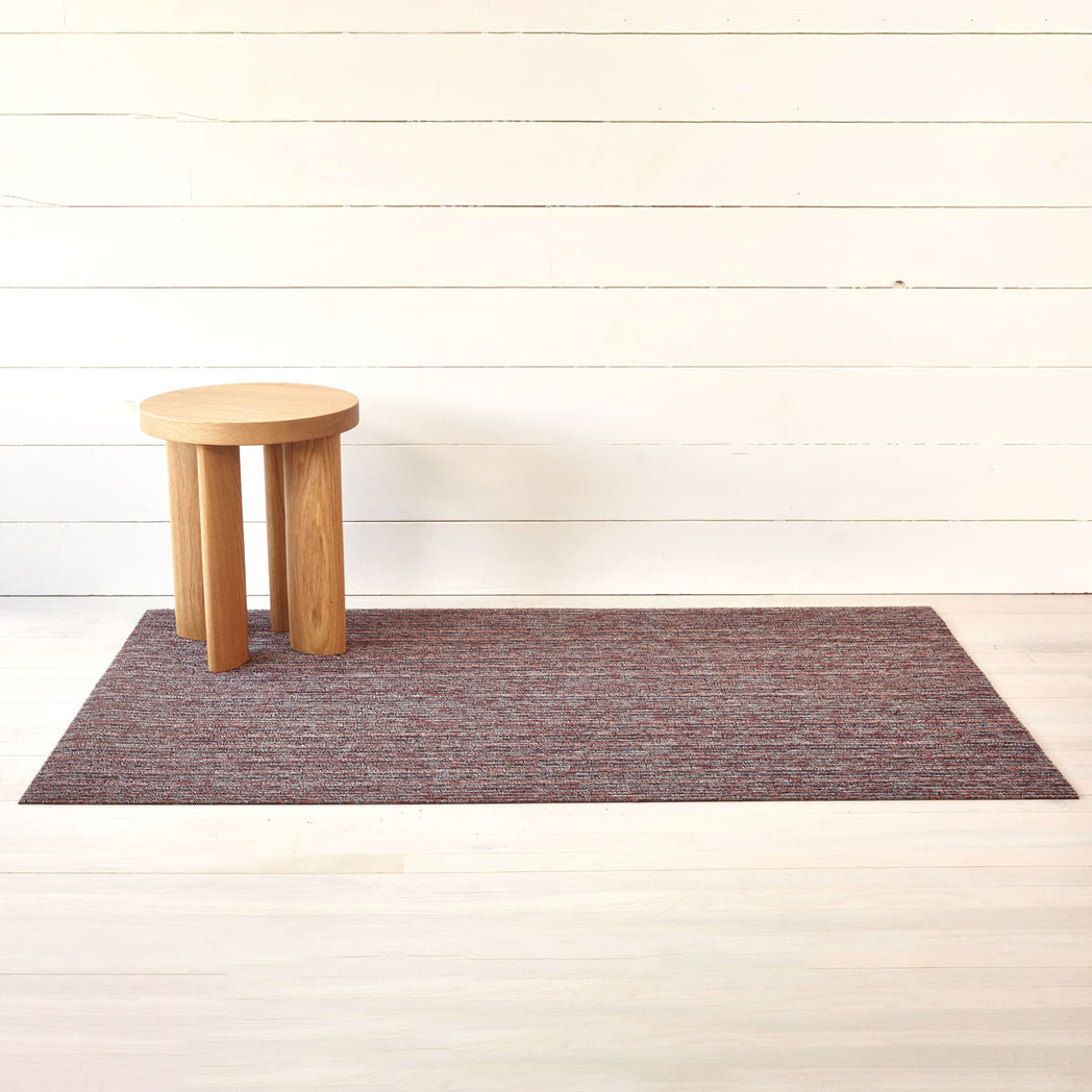 Skinny Stripe Shag Mats - Mulberry Big Mat