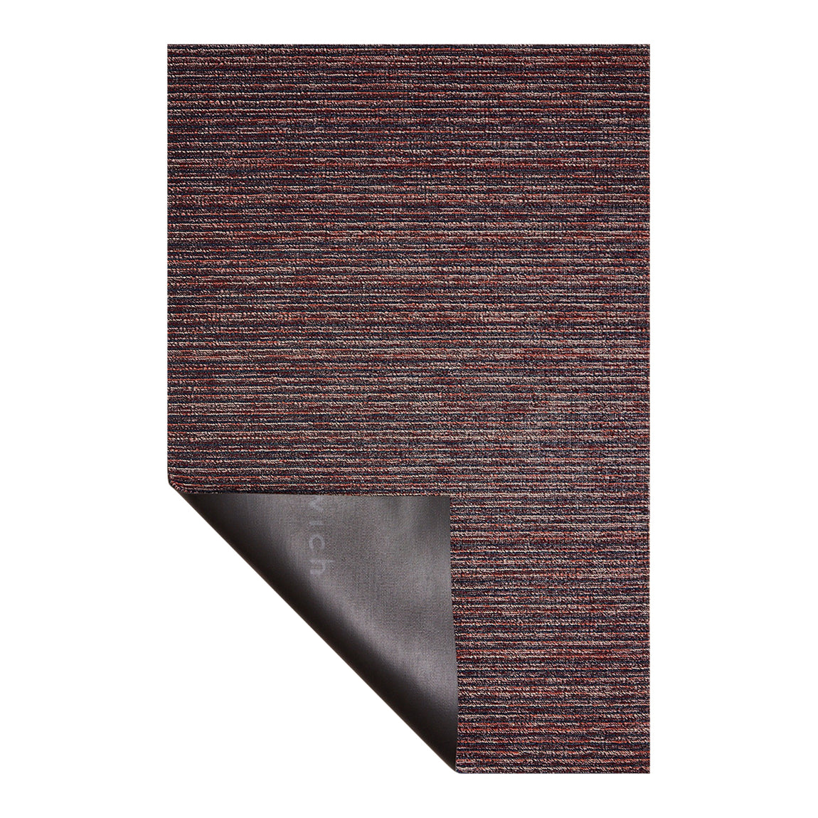 Skinny Stripe Shag Mats - Mulberry