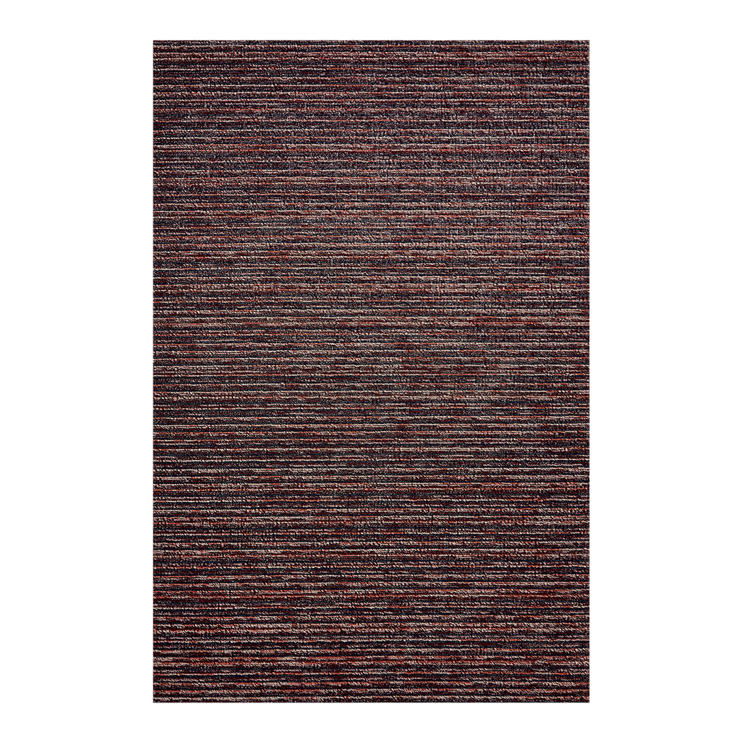 Rectangle Shag Mats in Mix of Dark Blue, Dark Violet and Light Pink