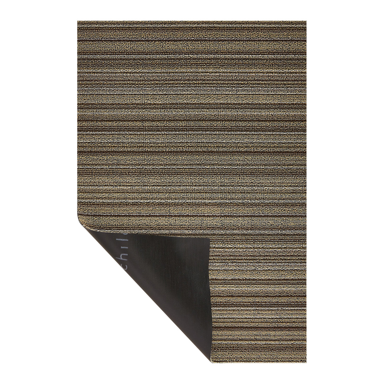 Skinny Stripe Shag Mats - Mushroom