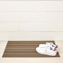 Skinny Stripe Shag Mats - Mushroom Doormat