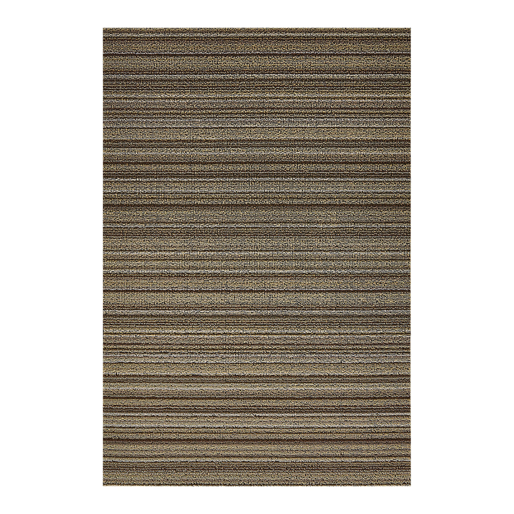 Rectangle Shag Mats in Mix of Warm Beige and Warm Brown Tones