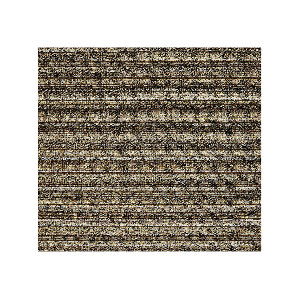 Skinny Stripe Shag Mat Samples - Mushroom View 1