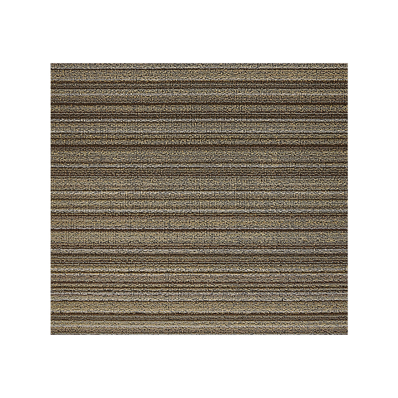 Mushroom Shag Mat in Mix of Warm Beige and Warm Brown Tones