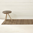 Skinny Stripe Shag Mats - Mushroom Runner