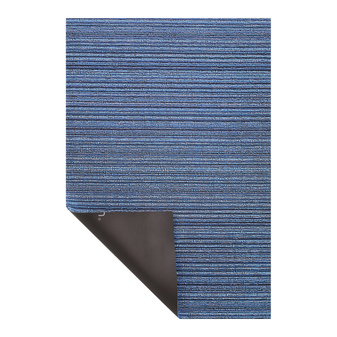 Skinny Stripe Shag Mats - Ocean