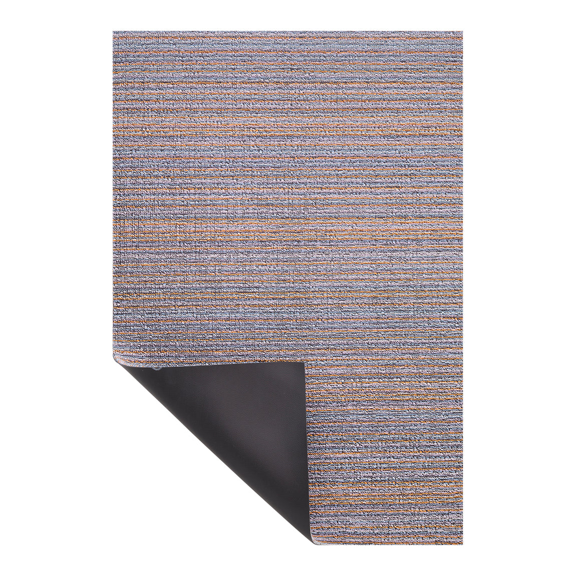 Skinny Stripe Shag Mats - Periwinkle