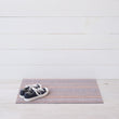 Skinny Stripe Shag Mats - Periwinkle Doormat