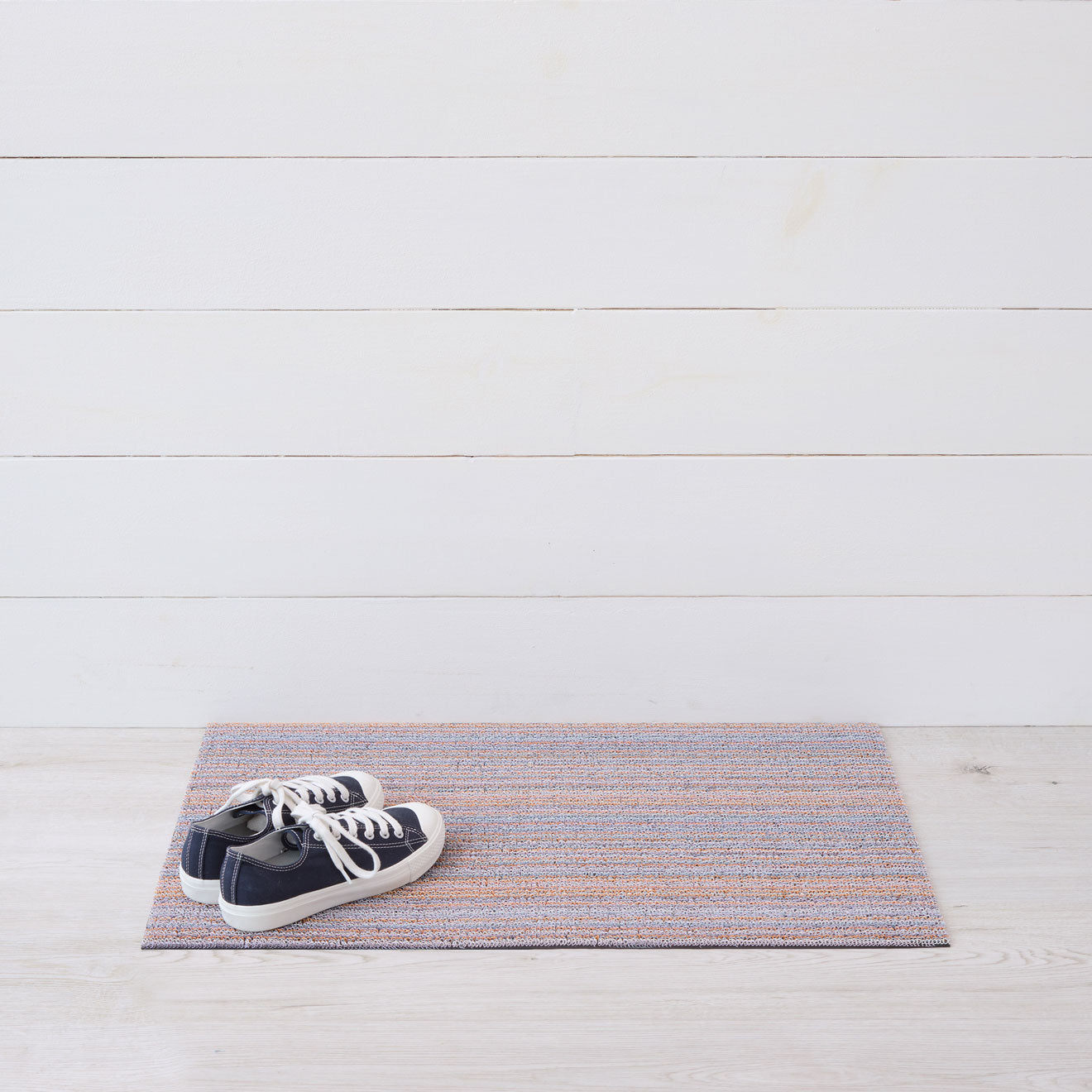 Skinny Stripe Shag Mats - Periwinkle Doormat