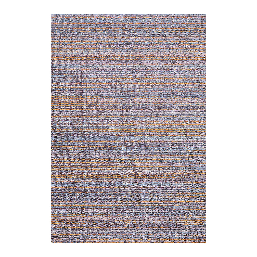 Rectangle Shag Mats in Mix of Lavender and Orange Tones
