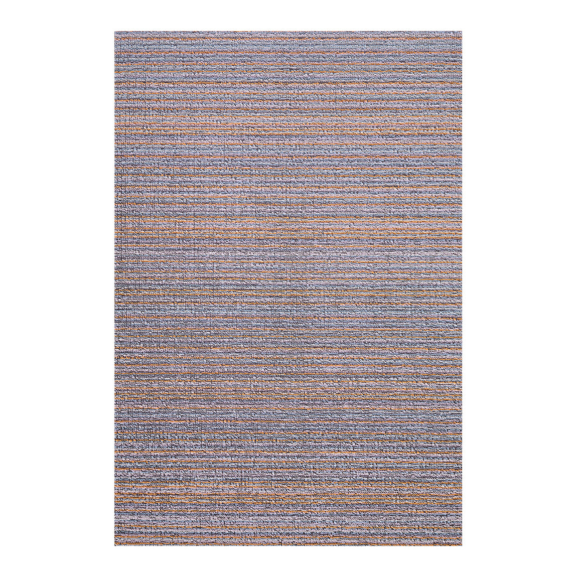 Skinny Stripe Shag Mats - Periwinkle View 1