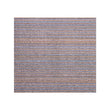 Periwinkle Shag Mat in Mix of Lavender and Orange Tones