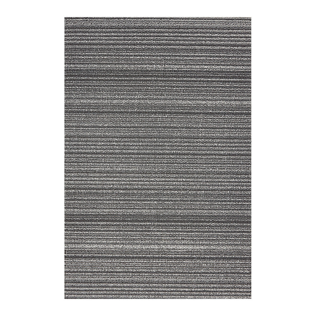 Rectangle Shag Mats in Mix of Cool Grey Tones and White
