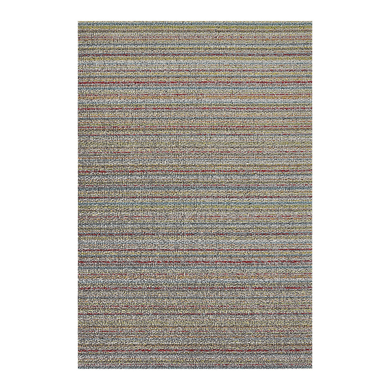 Rectangle Shag Mats in Mix of White, Pink, Turquoise, Light Yellow Orange, and Yellow Green 