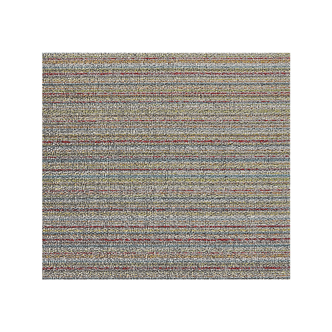 Skinny Stripe Shag Mat Samples - Soft Multi View 1