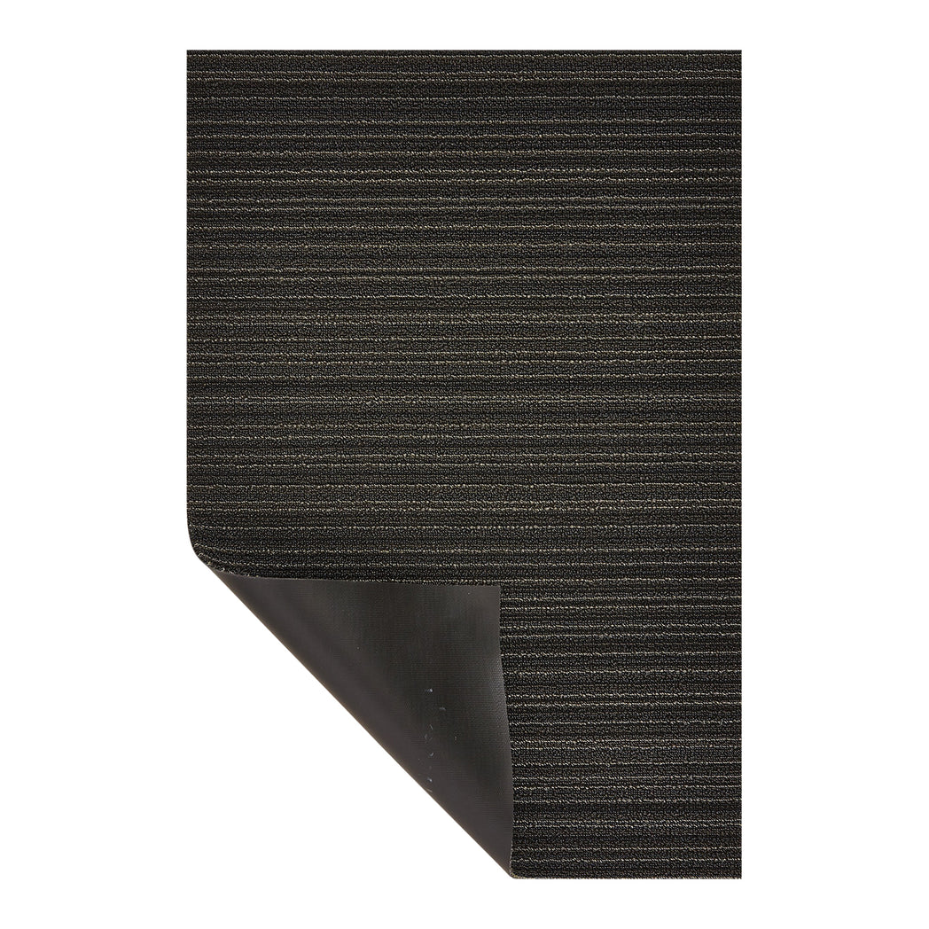 Skinny Stripe Shag Mats - Steel Corner