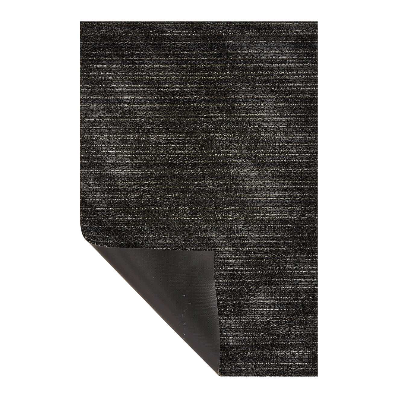 Skinny Stripe Shag Mats - Steel Corner