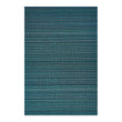 Rectangle Shag Mats in Mix of Vivid Turquoise Tones