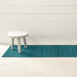 Skinny Stripe Shag Mats - Turquoise Runner