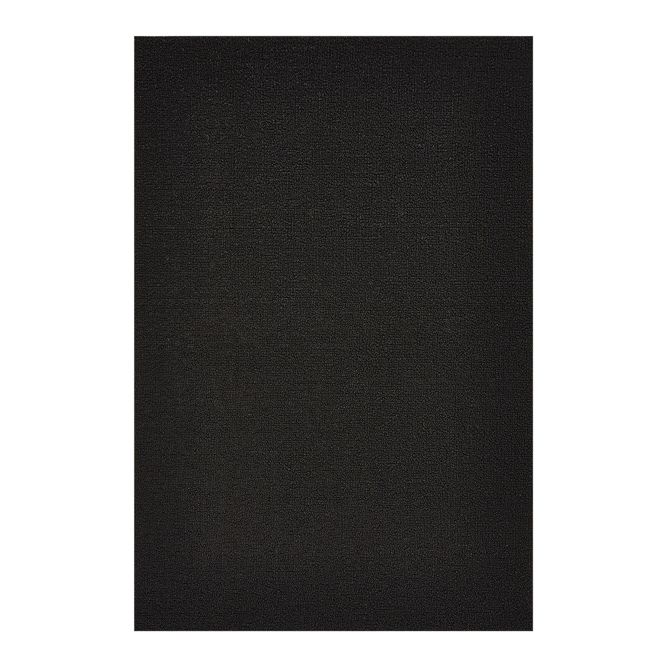 Rectangle Shag Mats in Black