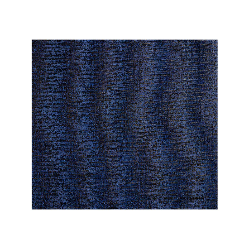 Square Shag Mats in Midtone Blue