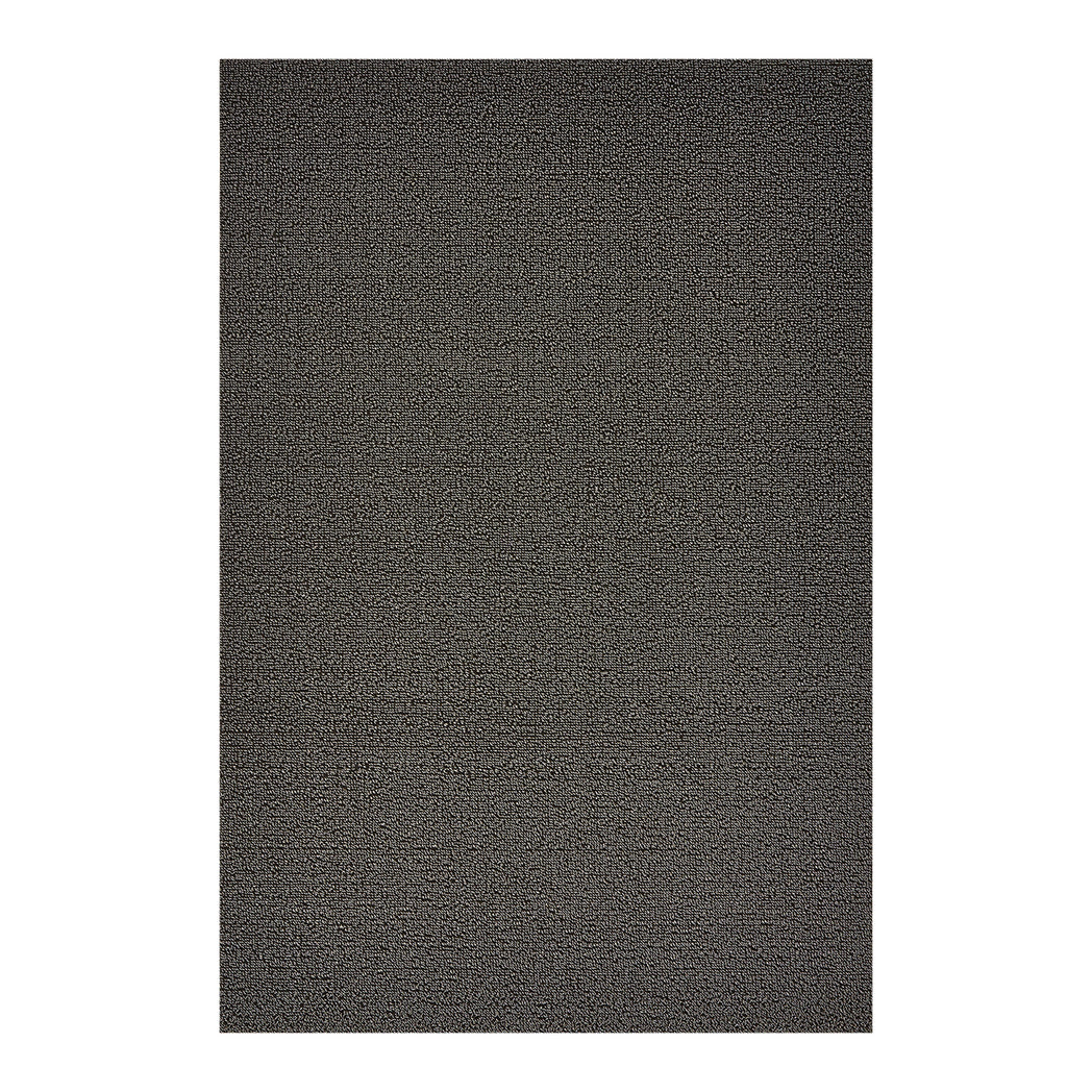 Rectangle Shag Mats in Metallic Dark Warm Silver