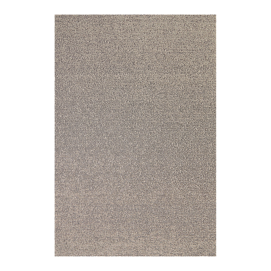 Rectangle Shag Mats in Light Neutral Beige