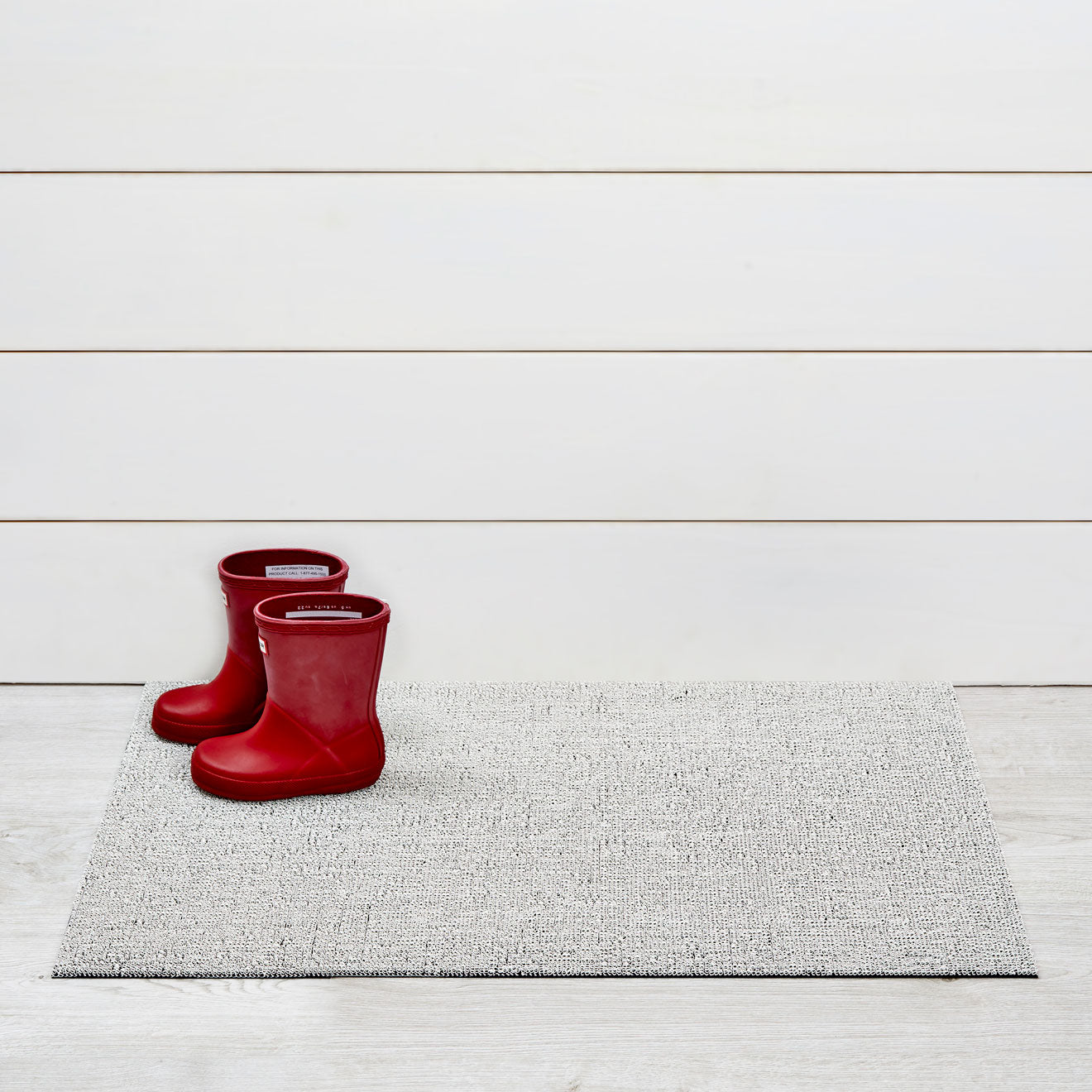 Solid Shag Mats - Super White Doormat