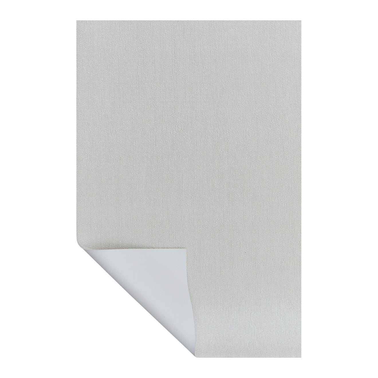 Solid Shag Mats - Super White Corner