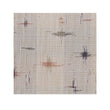 Almond Woven Floor Mat in Light Warm Beige with Muted Dark Blues, Warm Reds and Light Greens