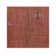 Cider Woven Floor Mat in Muted Orange Red with Warm Beige, Light Pink, Dark Red and Dark Brown